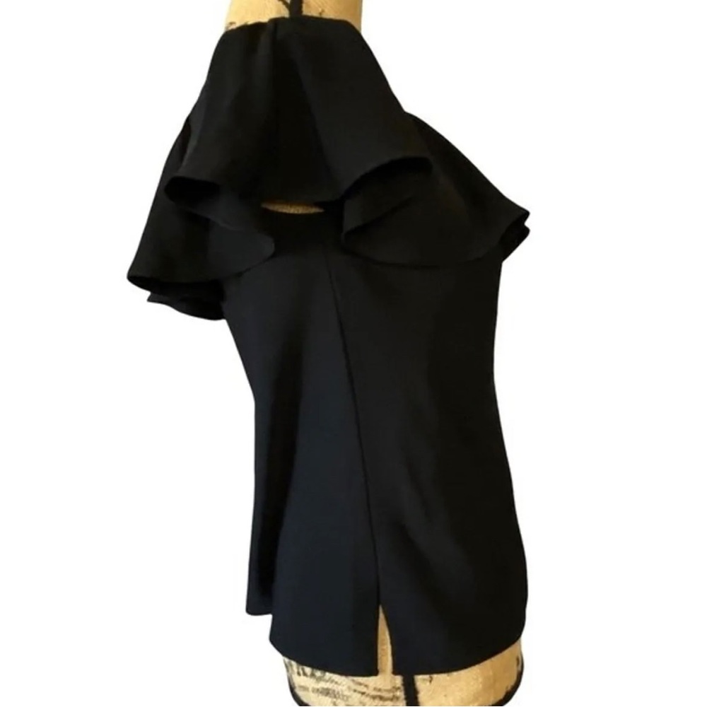 Ralph Lauren Ruffled Shoulder Top - Picture 6 of 8